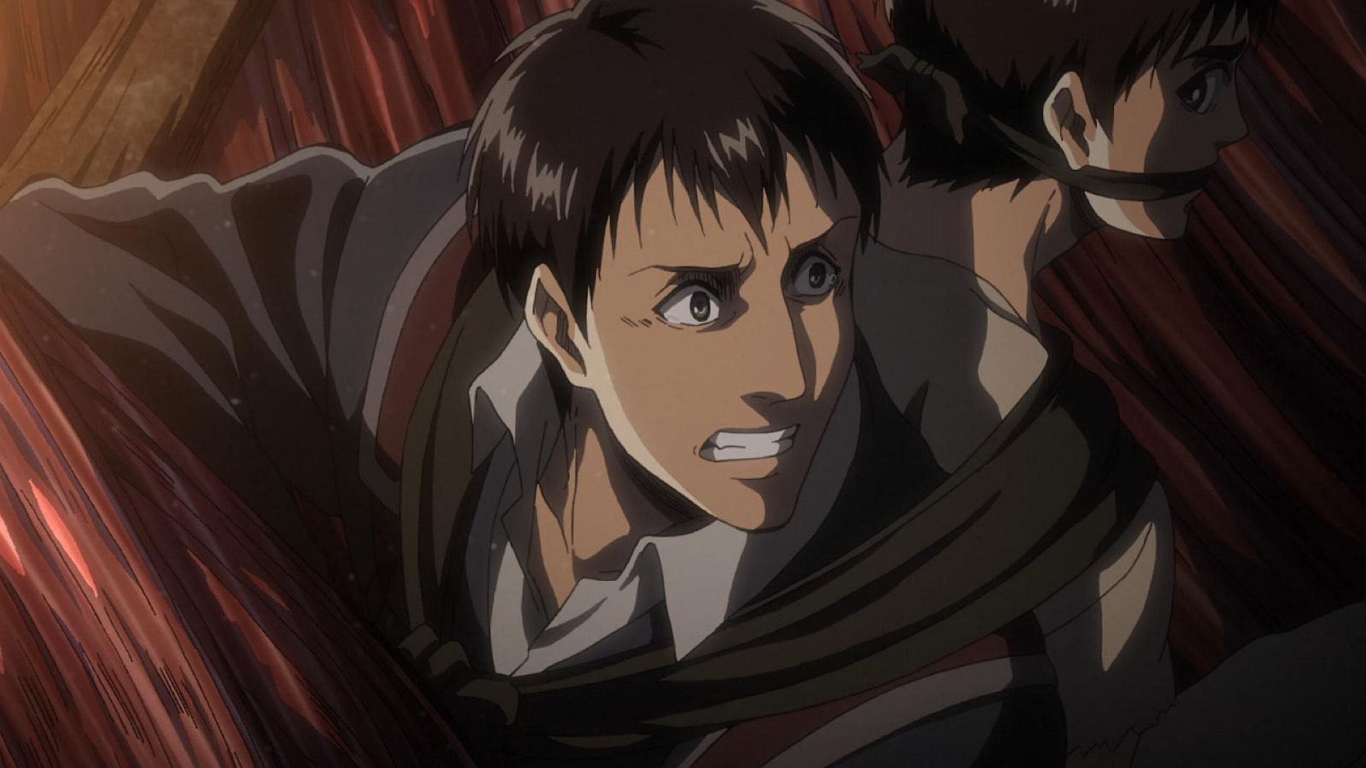 Bertolt kidnapping Eren (Image via Wit Studio)